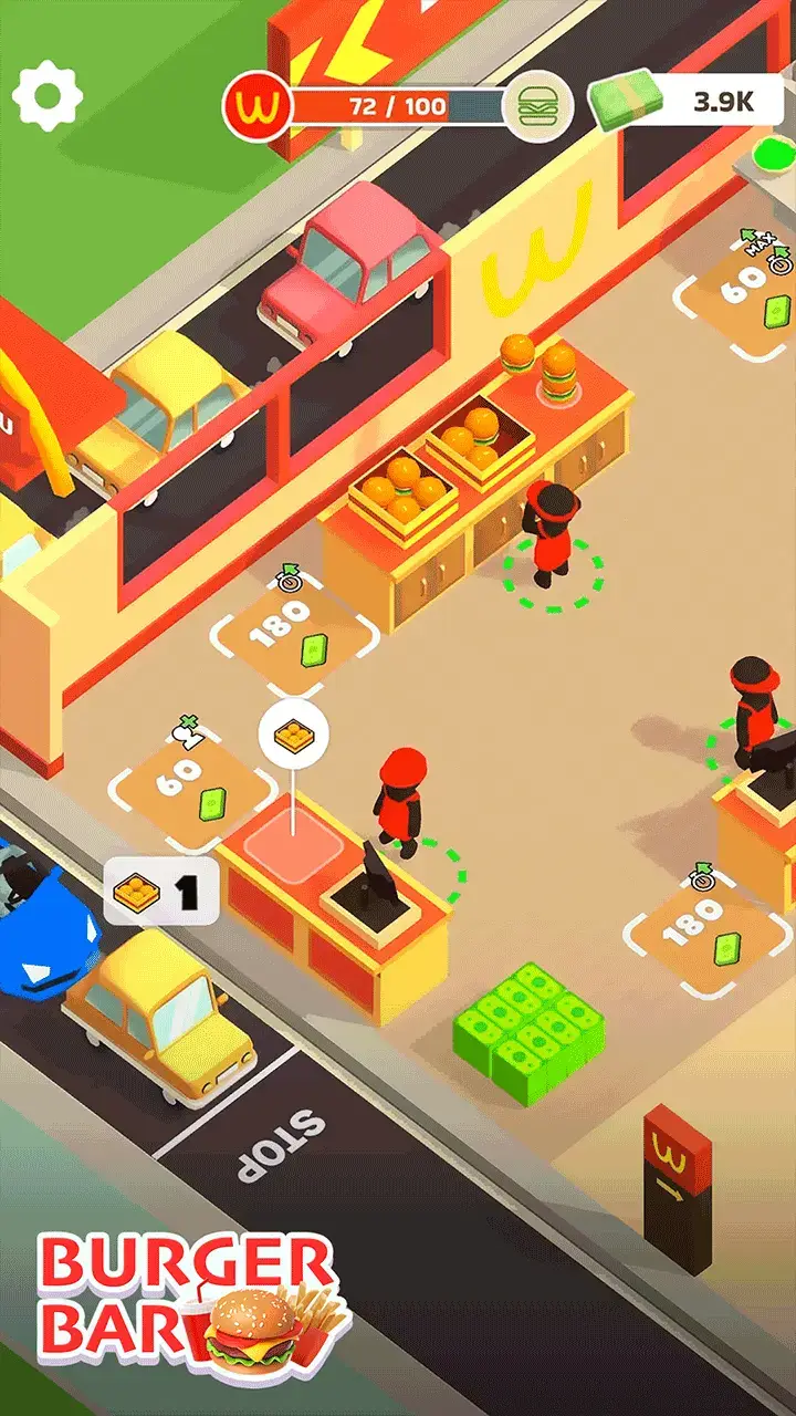 Burger Bar MiniGame