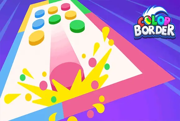 Fröhliche Farb-Ränder