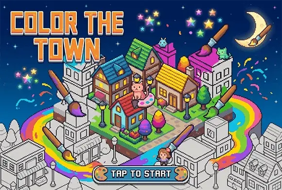 ColorTheTown MiniGame