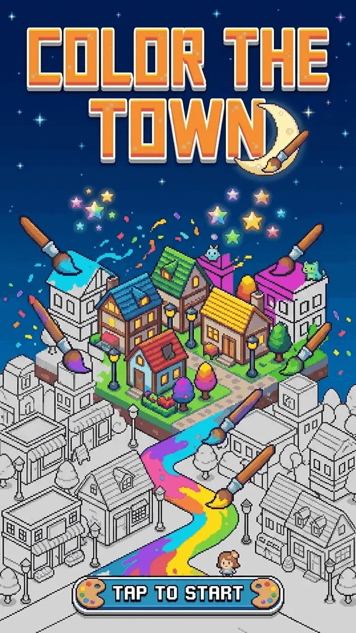 ColorTheTown MiniGame