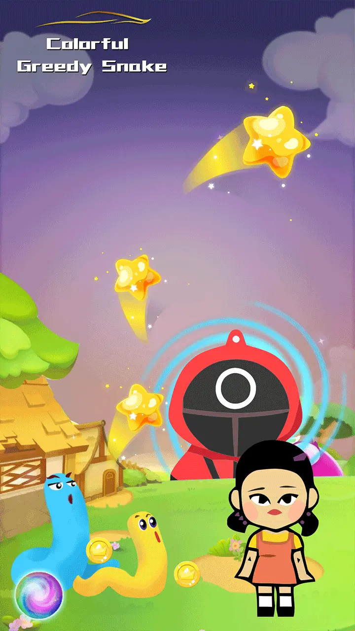Cobra Gula Colorida MiniGame