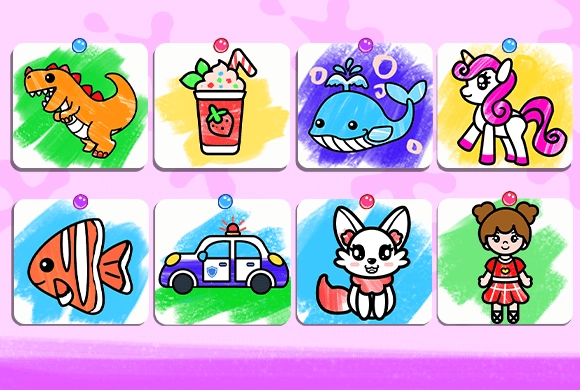 Drawing Horse Coloring MiniGame