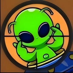 Fighting aliens MiniGame