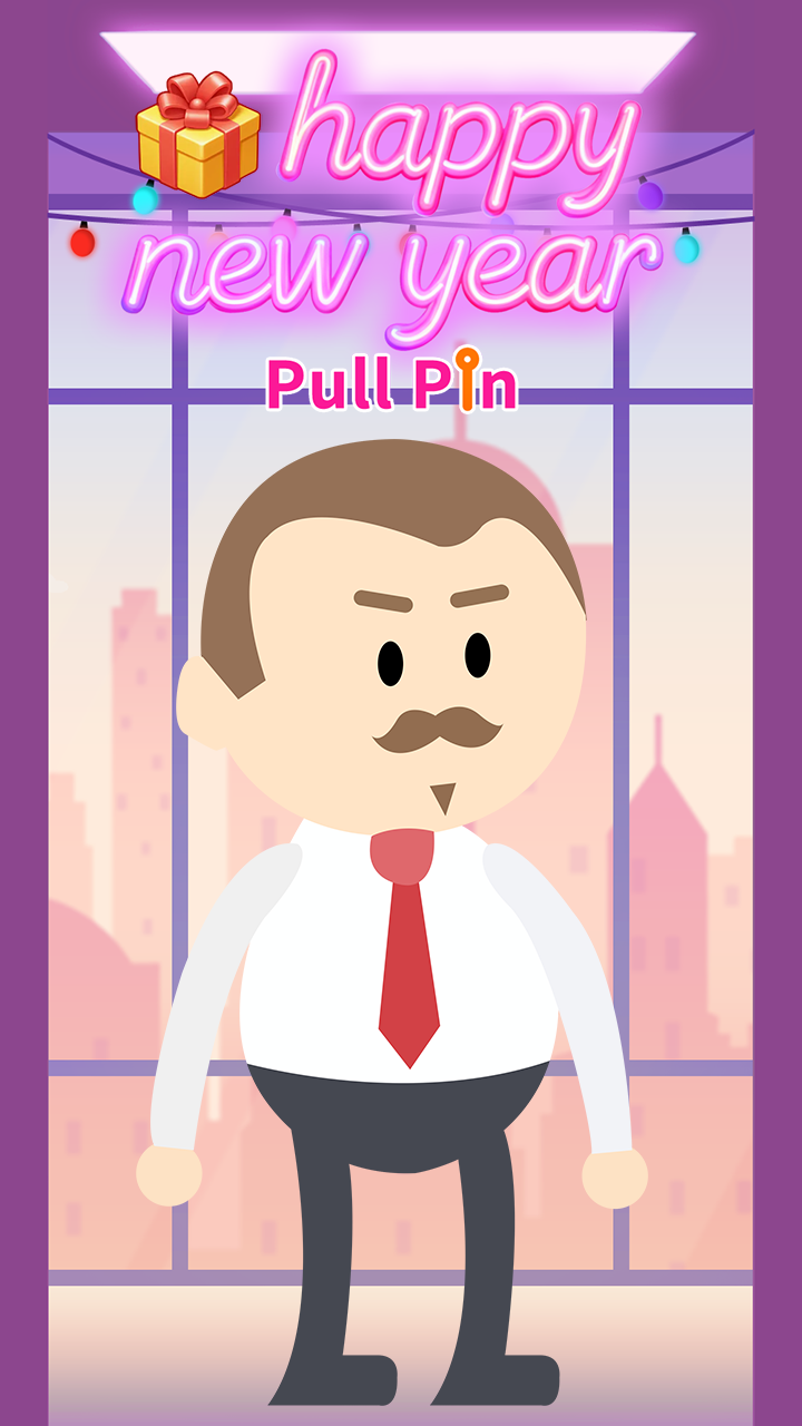 Happy New Year Pull Pin