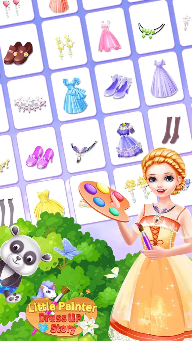 Litter Painter Dress Up Story