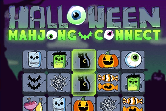 Mahjong Connect Halloween MiniGame