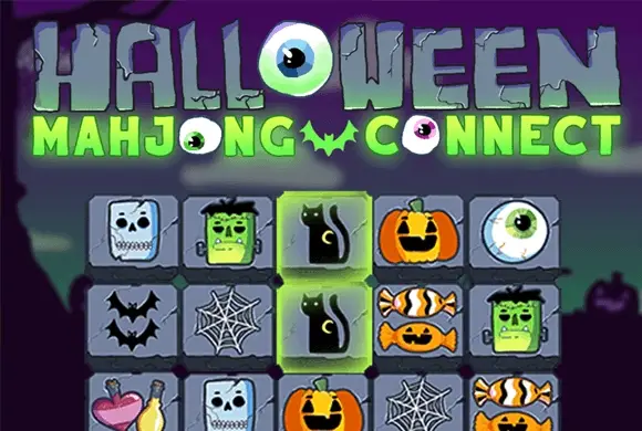 Mahjong Connect Halloween MiniGame