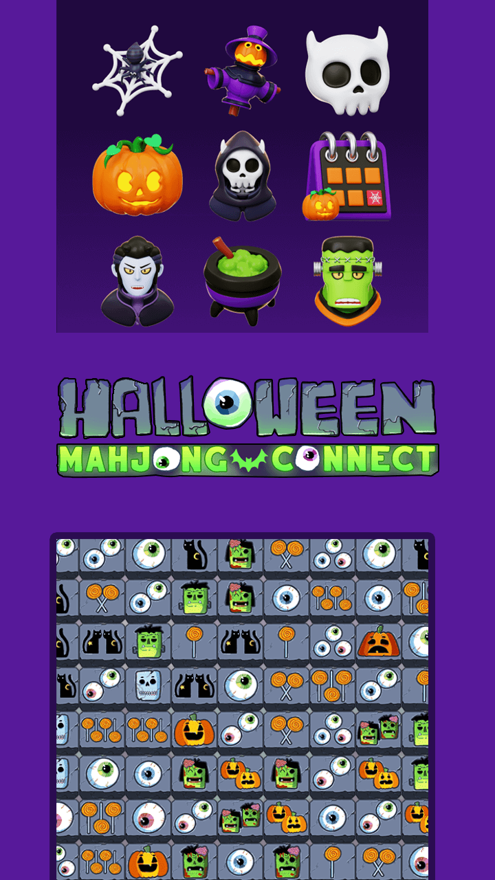 Mahjong Connect Halloween
