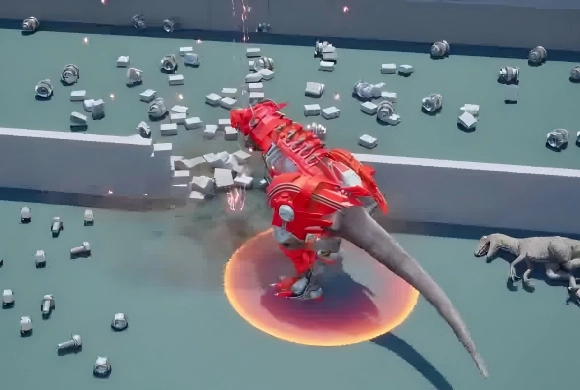 Mechasaur Devour MiniGame