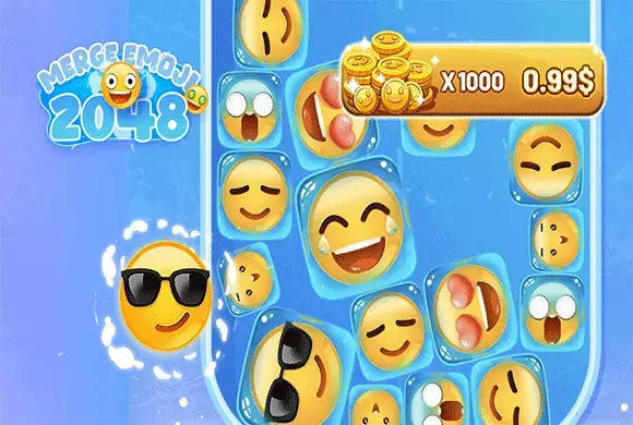 Merge Emoji 2048 MiniGame