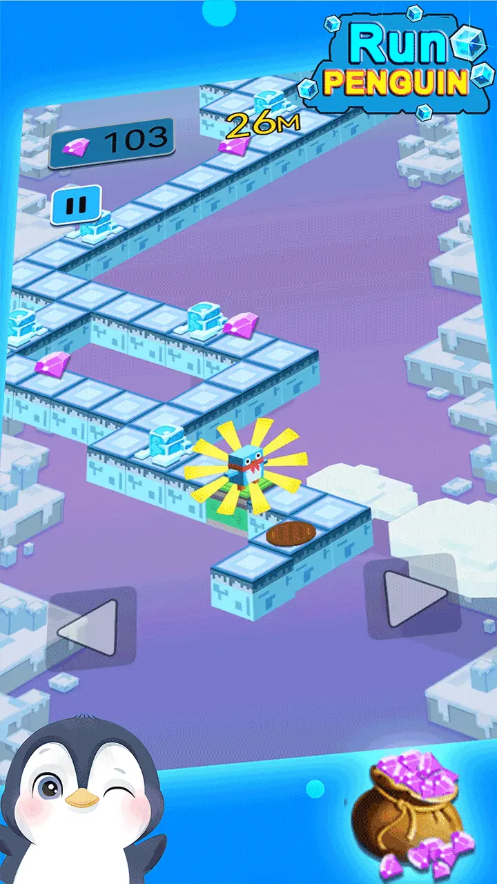 Carrera de Pingüinos MiniGame
