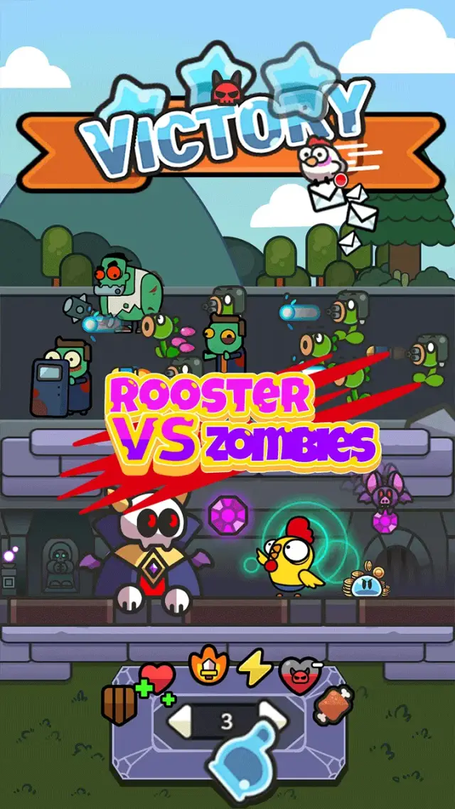 Rooster Vs Zombies