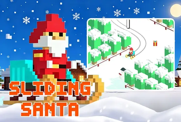 Sliding Santa MiniGame