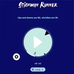 Stickman Run Around MiniGame