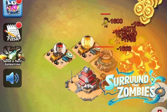 Umzingel die Zombies