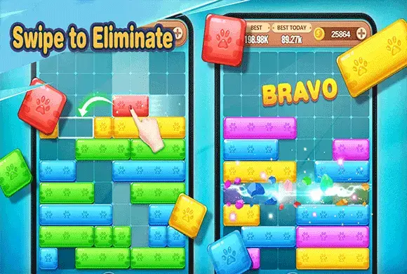 Wischen zum Entfernen