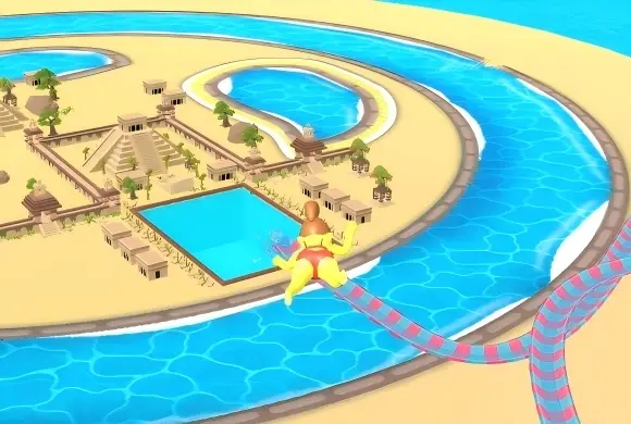 waterpark sliding MiniGame