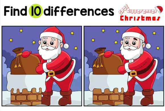 Xmas Spot Diffrences MiniGame